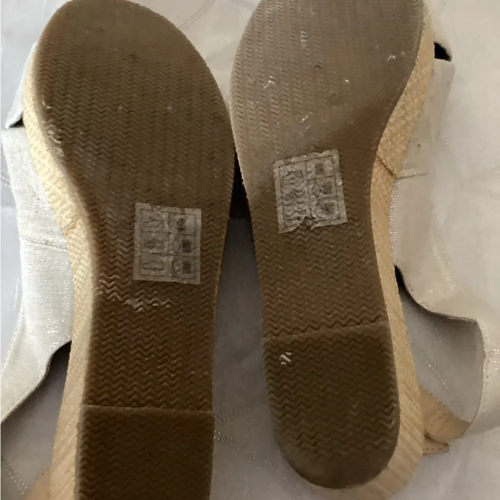 Lands End Canvas Slingback Wedge